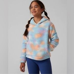 Athleta Girl So Snug Printed Sherpa Hoodie